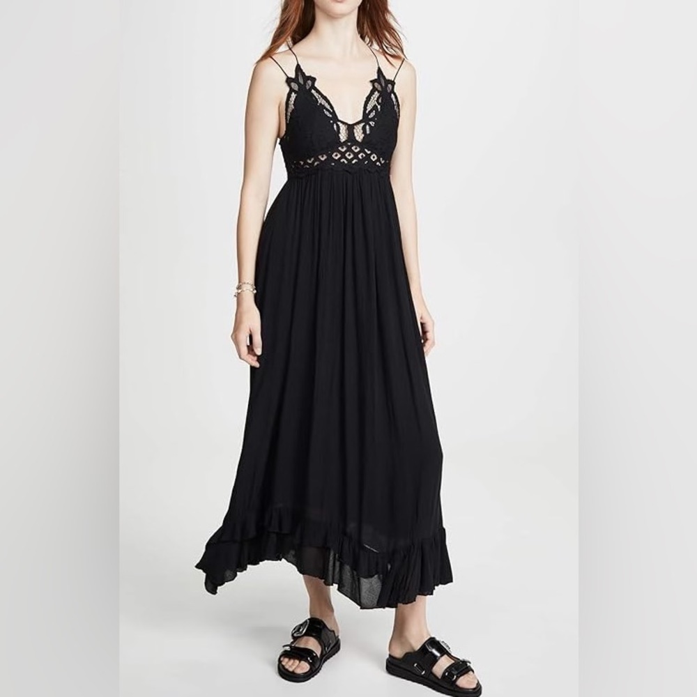 NEW Women's Intimately Free People Adella Lace Maxi Slip Dress - size XS